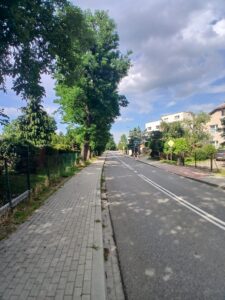 Ulica Grottgera na osiedlu Lekarka w Wieliczce