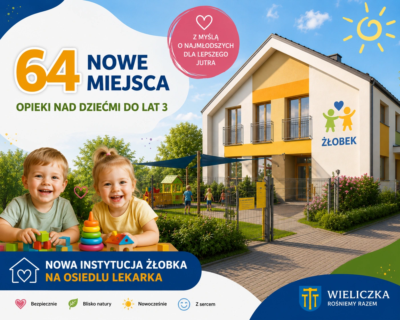 Budowy żłobka na Osiedla Lekarka.